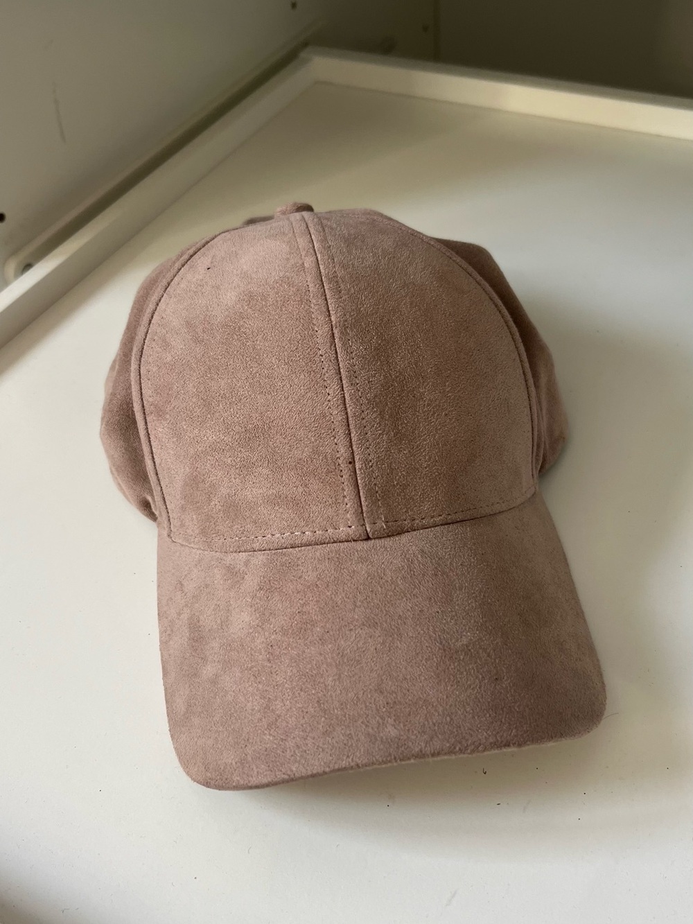Women's Wilfred Aritzia Suede Baseball Cap - Taupe